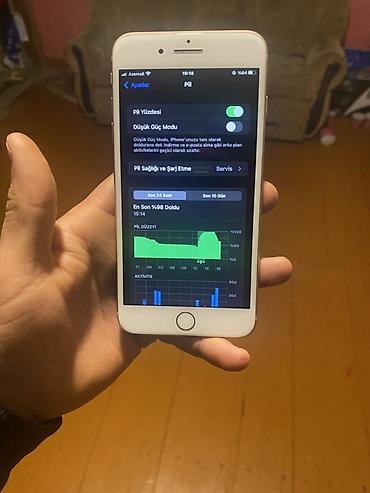 Apple iPhone: IPhone 8 Plus, Qızılı, Barmaq izi — 11