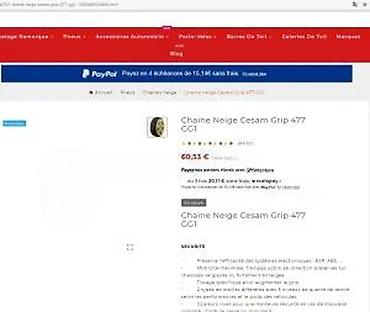 Auto oprema: Tekstilne lance za sneg CESAM Winter GRIP+ 488 – set od 2 komada - Za — 13