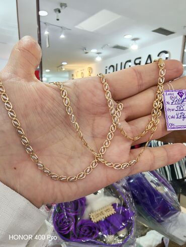 tek qas sirga modelleri: Sep, Sarı qızıl, 585 Əyar, 474 g