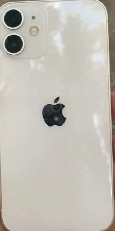 айфон 12 мини в рассрочку: IPhone 12 mini, Колдонулган, 64 ГБ, Ак, Каптама, 84 %