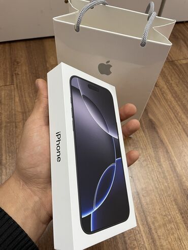 айфон 6s 16 гб: IPhone 16 Pro Max, Жаңы, 512 ГБ, Кабель, Куту, 100 %