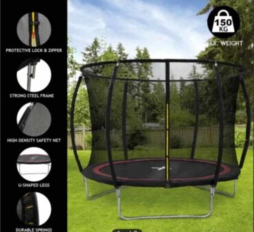 All for children's playground: Trampoline, color - Red, New, Paid delivery