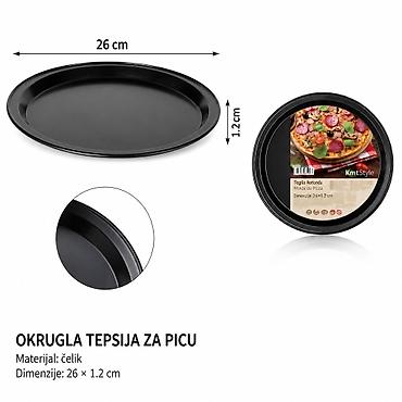 KMT Okrugla plitka posuda 2406101 Opis: - Okrugla plitka