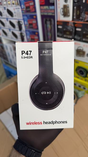 P47 Wireless qulaqlıq - Bağlantı: Bluetooth 5.0 + EDR - Növ: Simsiz
