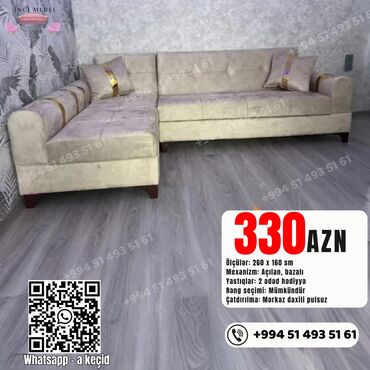 Divanlar: Künc divan, Yeni, Açılan, Bazalı, Parça, Şəhərdaxili pulsuz çatdırılma — 3