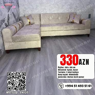 Divanlar: Künc divan, Yeni, Açılan, Bazalı, Parça, Şəhərdaxili pulsuz çatdırılma — 1
