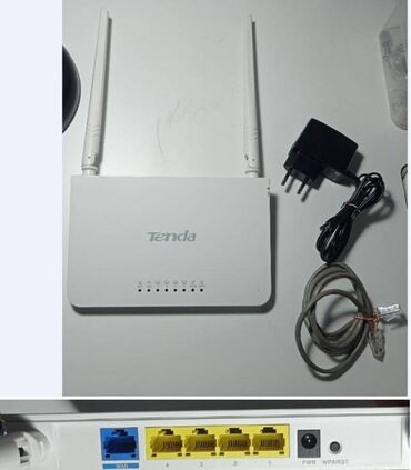 adsl wifi modem: Wi-Fi роутер Tenda F300, 802.11n, частота 2.4 ГГц, Макс. скорость