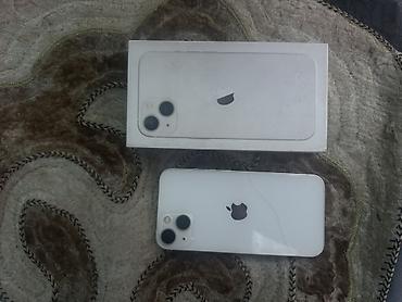 Уюлдук телефондор жана аксессуарлар: IPhone 13, цвет Starlight (белый). В комплекте: оригинальная коробка — 1
