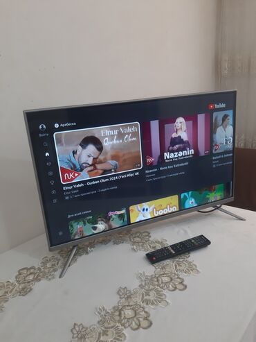 smart tv plus elaqe nomresi: Tv Taube 109 ekran Smart daxili krosno kart yeri var