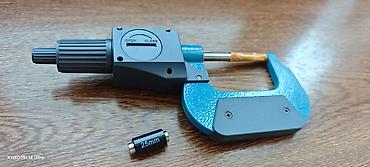 Mikrometrlər: Elektron mikrometr. Qiyməti : 00-25 mm 229 azn ( 1-ci şəkildə olan ) — 24