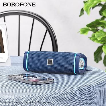 wireless speaker: Портативная беспроводная колонка Borofone STRONG BASS с цилиндрическим — 4