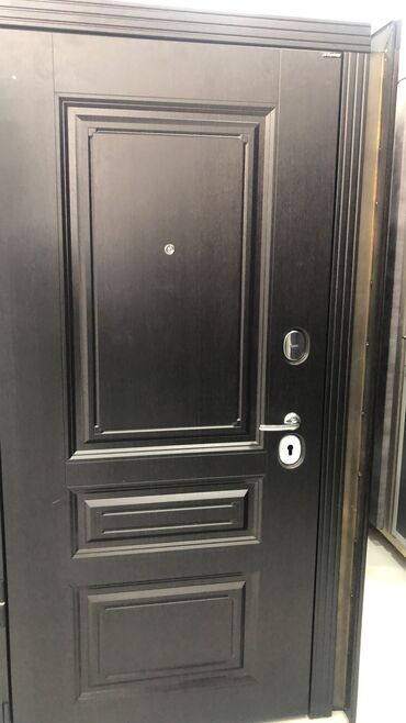 Giriş qapıları: Blok üçün Yeni Giriş qapısı 100x210 sm Çərçivə ilə, Zəmanətli, Ödənişli quraşdırma, Pulsuz çatdırılma — 22