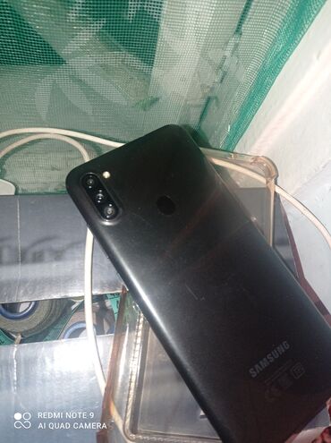 чехлы на айфон 7: Samsung Galaxy A11, Колдонулган, 32 GB, түсү - Кара, 2 SIM