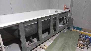 Монтаж и замена сантехники: Кафельшик - Монтаж и подключение ванны (акриловая прямоугольная — 12