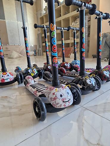 maşın ucun basavik: Uşaq skuterləri – 3 təkərli, dönmə mexanizmi ilə - Model: “Scooter” — 7
