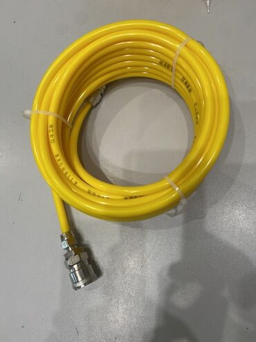 абразивный: Пневмошланг PU (полиуретан) в желтой оболочк с быстросъемными
