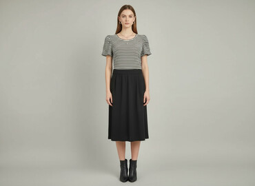 sukienki na wesele dla puszystych midi: Elégance, Women`s dress, size S