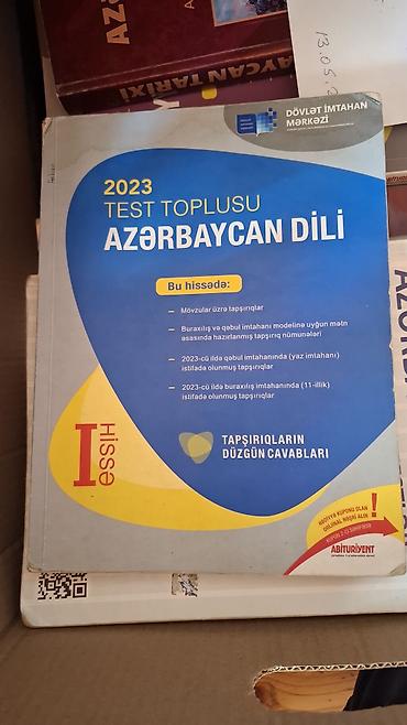 kitab polkası: Azərbaycan dili Testlər 11-ci sinif, DİM, 1-ci hissə, 2023 il — 1