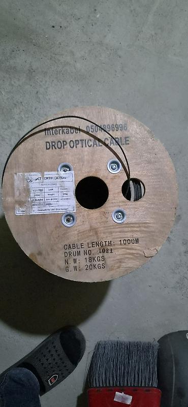 generator 10 kv: Drop Optik Kabel – 1 km baraban - Növ: Drop Optical Cable — 1