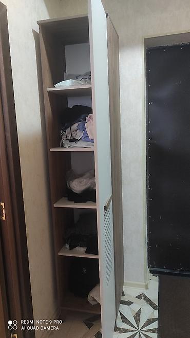 Dolablar: Dar koridor üçün hündür saxlama dolabı - Material: laminat/LDSP (ağ — 1