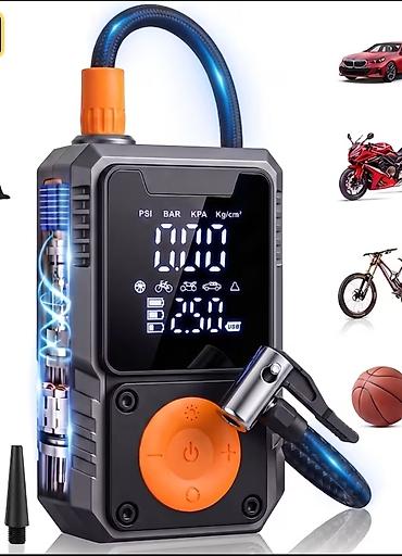 kompressor w202: Ağıllı portativ Nasos - hava kompressoru – təkər və top şişirdici - — 8