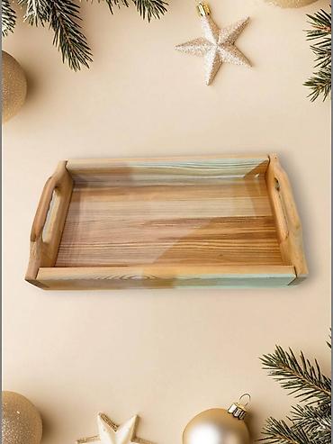 Tacne: Drveni poslužavnici – ručni rad - Materijal: puno drvo (masiv), sa — 7