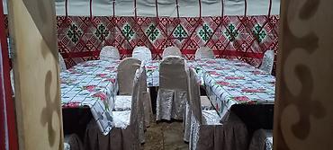 Аренда юрт: Аренда юрты, Каркас Деревянный, 80 баш, С полом, Стулья, Казан — 19