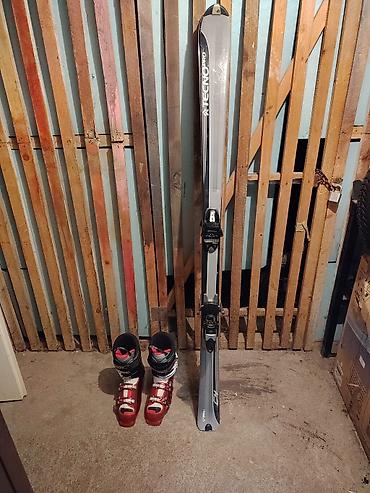 Oprema za skijanje: Alpske skije i pancerice – set - Skije: TECNO Pro, s integralnim — 2