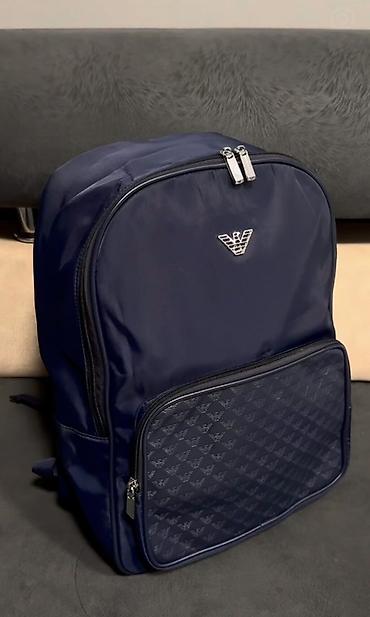 Туристические рюкзаки: Emporio Armani kişi çantası – şəhər üslubunda funksional bel çantası — 1