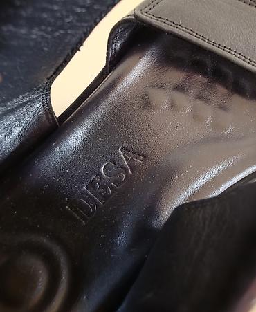 bağlı sandallar: DESA kişi sandaleti Yeni. - Rəng: qara - Material: təbii dəri üst — 1
