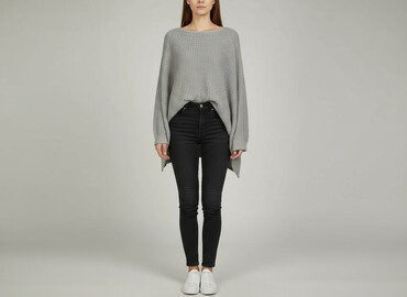 modna kiecka sweterki: Women`s sweater, size One size