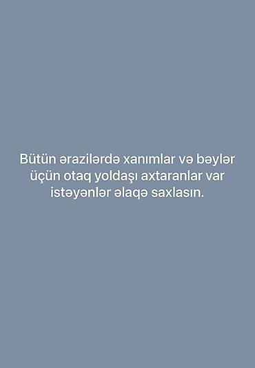 otaq yoldası: Xanım və bəy namizədlər üçün otaq yoldaşı tapmaq xidməti. - Bütün — 1