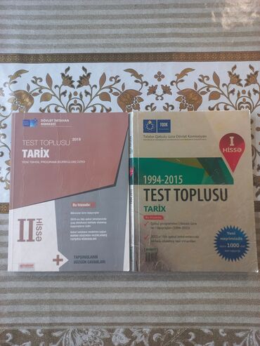 anar isayev tarix kitabi: Tarix test toplusu
1ci hissə 1994 2015
2ci hissə 2019