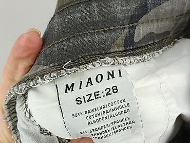 kapcie na platformie: Miaoni, Spodnie materiałowe damskie, rozmiar S — 5