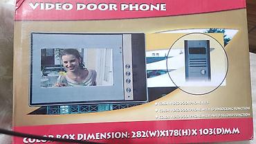 interkom: Video Door Phone – rəngli domofon sistemi Xüsusiyyətlər: - TFT LCD — 1
