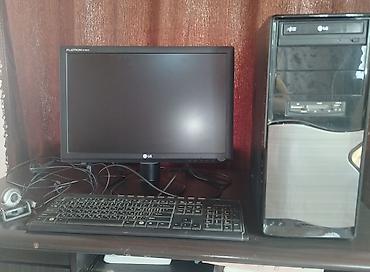 studiya və konsertlərucun kalonkalar: Masaüstü kompüter seti – LG monitor + sistem bloku + klaviatura + — 2