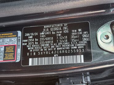 Kia: Kia Sorento: 2024 г., 2.5 л, Автомат, Бензин, Кроссовер — 6