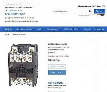 Ostali elektro materijali: Moeller DIL00M-01 kontaktor - Tip: elektromagnetni kontaktor za — 14