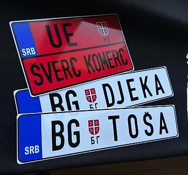 Tuning oprema: Tablice - Ukrasne tablice po želji - razne tablice po želji- 📌 Opis — 3