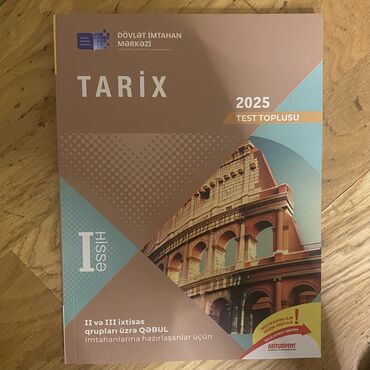 Dim test toplusu tarix 2025 Abituriyent yenidir 8 azn alınıb 6 azn