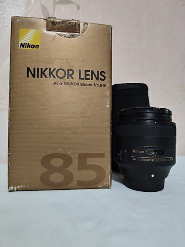 80 d: Nikon AF-S NIKKOR 85mm f1.8G состояние идеал все работает. торг — 1