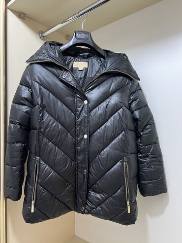 женские кожаные длинные перчатки: Пуховик куртка, Michael Kors, XL