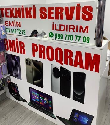 ремонт домашних телефонов на дому: Texniki servis və proqram təminatı xidməti 2 masa birlikde 140 azn