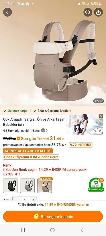 kenquri: Uwag ucun ana qucagi (kenquru) temudan alinib 1ay istifade olunub — 1