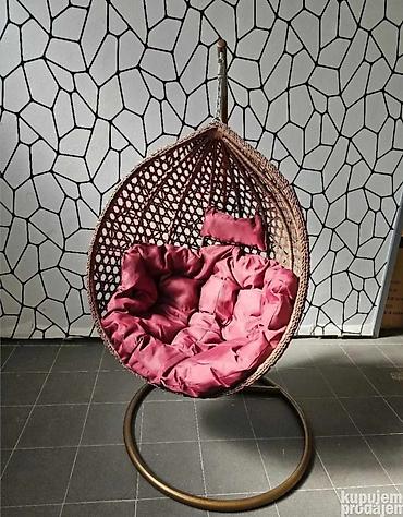 Ležaljke i ljuljaške: Ljuljaska jaje ATHENY XXL korpa Prelepe i UNIKATNE boje -Jastuci su — 2