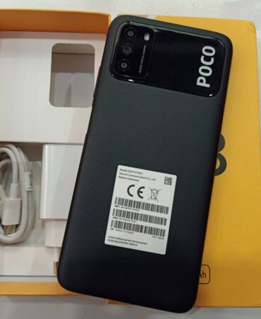 xiaomi poco m3 qiyməti: Poco M3, 64 GB, rəng - Qara, Sensor
