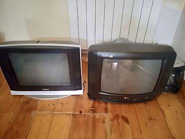 Televizorlar: Kineskop (CRT) televizorlar – 2 ədəd - Brendlər: Samsung və LG - — 1