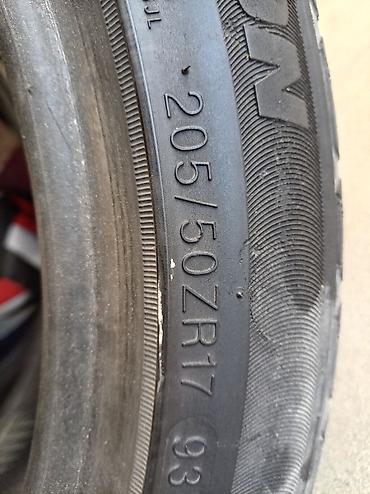 Təkərlər: Dunlop 1 ədəd qiymət 50 azn. Ölcü 205.50 17 idial vəziyyətdə hec — 8