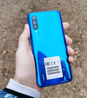 обмен наушники: Xiaomi, Mi 9, Б/у, 64 ГБ, цвет - Голубой, 2 SIM
