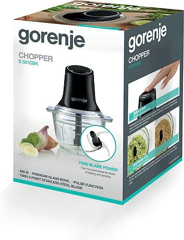 avent blender: Məhsul №: 9469 Məhsulun adı: Doğrayıcı Gorenje S501GBK Brend: Gorenje — 4